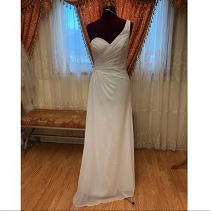 NWT Allure Bridal One Shoulder Dress Sz 6